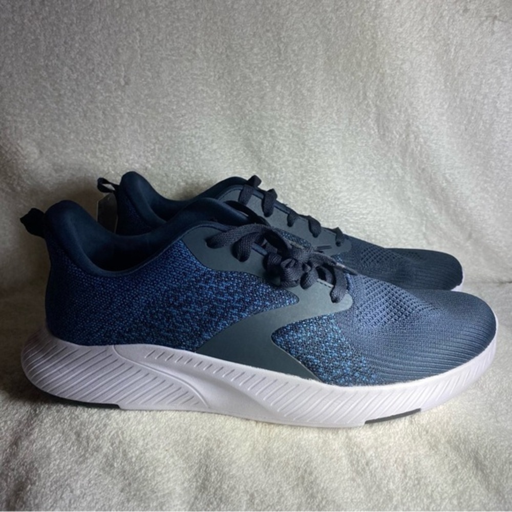 Athletic Works Shoes Mens Size 11.5 Blue Lace Up‎ Sneakers NEW